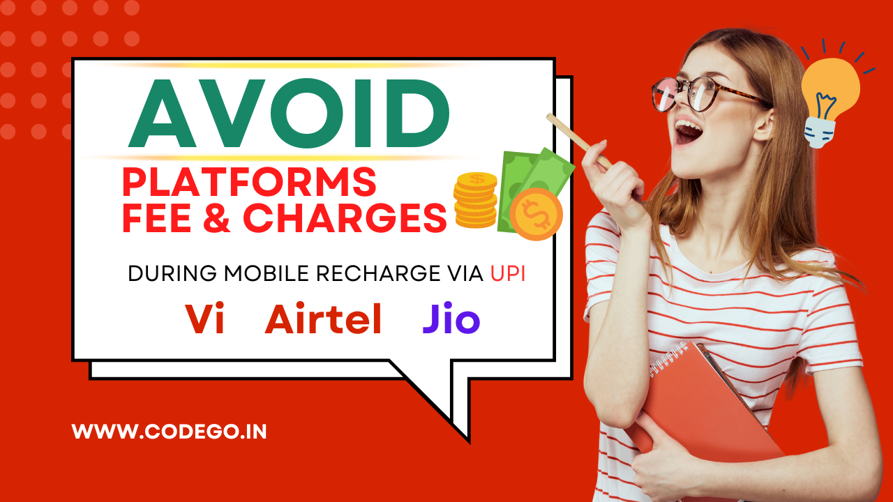 how to avoid fees and charges during recharge